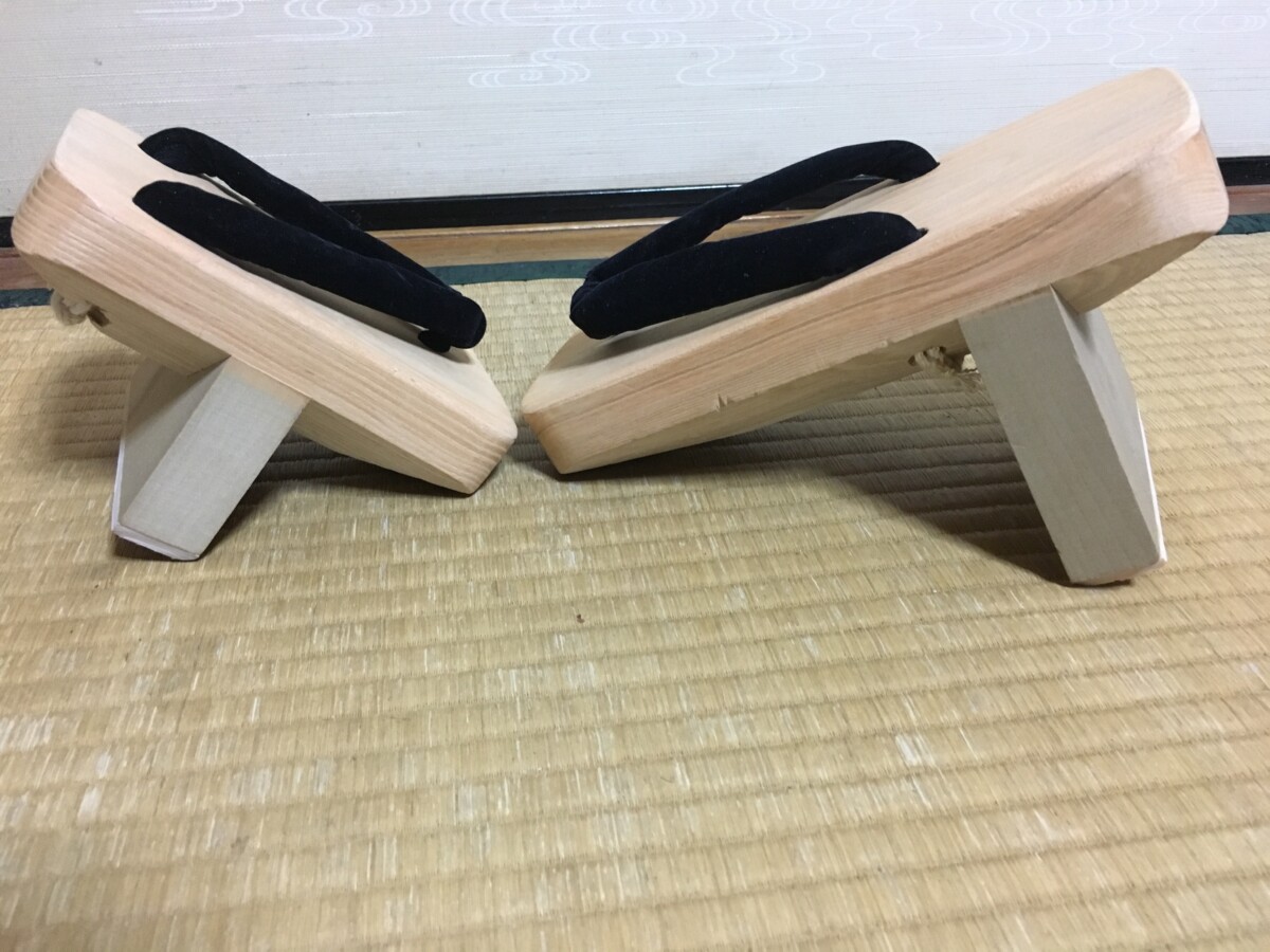 後ろ一本歯下駄 足半版 一本歯下駄